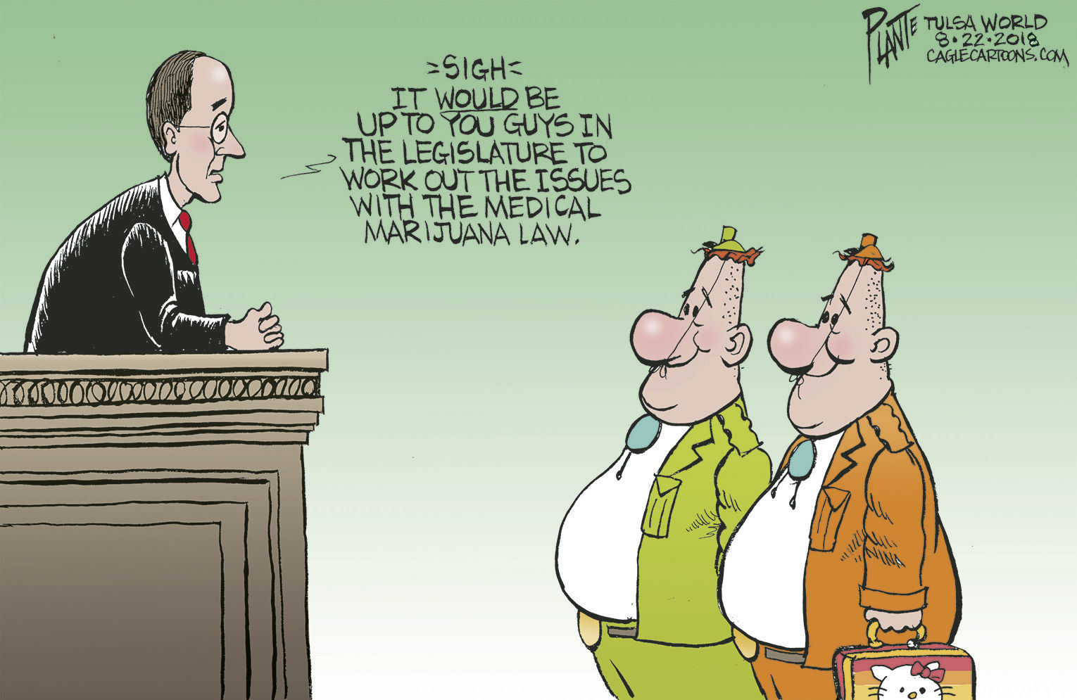Bruce Plante Cartoon: Who would set the marijuana rules?